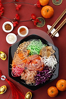 Chinese New Year Lou Sang Ã¦ÂÅ¾Ã§â€Å¸ Yusheng Traditional Food Celebration for Blessing